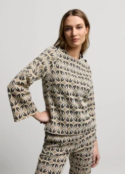 Vrouwen Summum Woman Top Met Trompetmouw