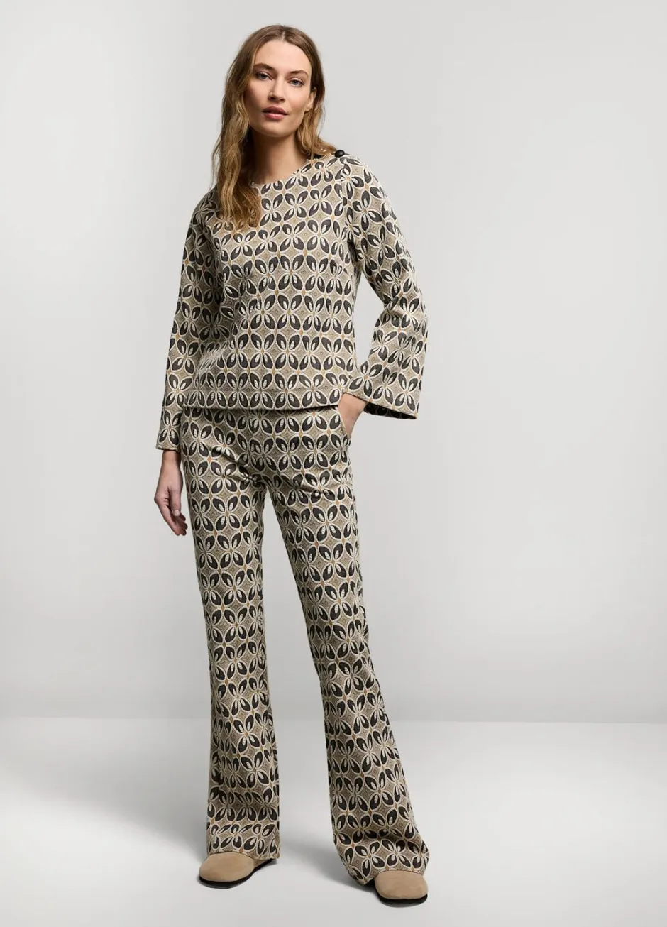Vrouwen Summum Woman Top Met Trompetmouw