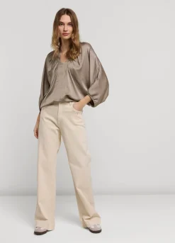 Vrouwen Summum Woman Top Met Vleermuismouw