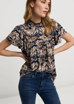 Vrouwen Summum Woman Top Met Vlindermouw