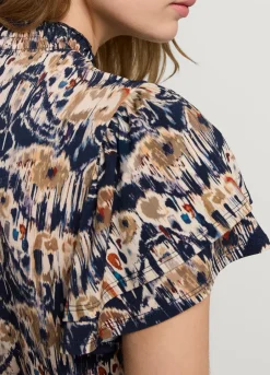 Vrouwen Summum Woman Top Met Vlindermouw