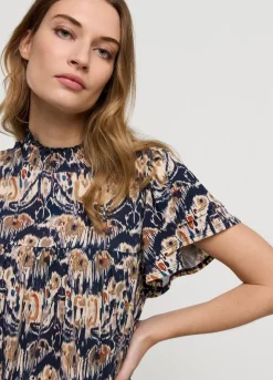 Vrouwen Summum Woman Top Met Vlindermouw