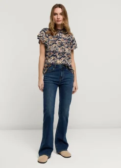 Vrouwen Summum Woman Top Met Vlindermouw
