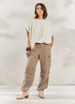 Vrouwen Summum Woman Top Met Wijde Boothals