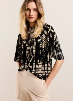 Vrouwen Summum Woman Top Met Wijde Mouw