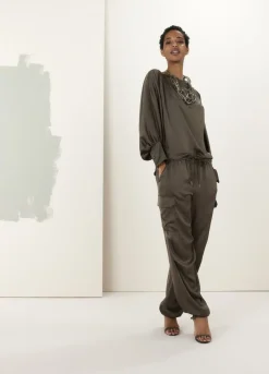 Vrouwen Summum Woman Top Vleermuismouw