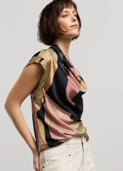 Vrouwen Summum Woman Top Waterval Halslijn