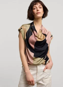 Vrouwen Summum Woman Top Waterval Halslijn