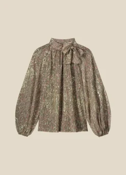 Vrouwen Summum Woman Transparante Blouse Met Strik