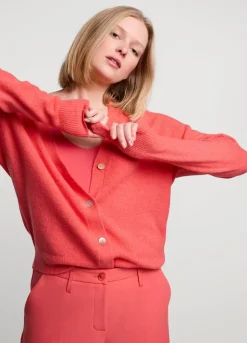 Vrouwen Summum Woman Vestje Met Parelmoer Knoopjes