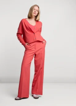 Vrouwen Summum Woman Vestje Met Parelmoer Knoopjes
