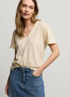 Vrouwen Summum Woman V-Hals Top Met Kant