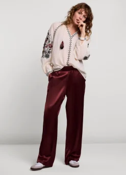Vrouwen Summum Woman Voile Blouse Met Borduur