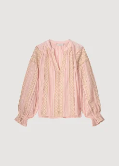 Vrouwen Summum Woman Voile Blouse Met Kant