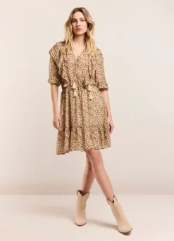 Vrouwen Summum Woman Voile Jurk Met Ruches