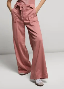 Vrouwen Summum Woman Wijde Broek Met Ceintuur