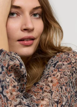 Vrouwen Summum Woman Wijde Jurk Met Bloemenprint