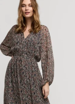 Vrouwen Summum Woman Wijde Jurk Met Bloemenprint