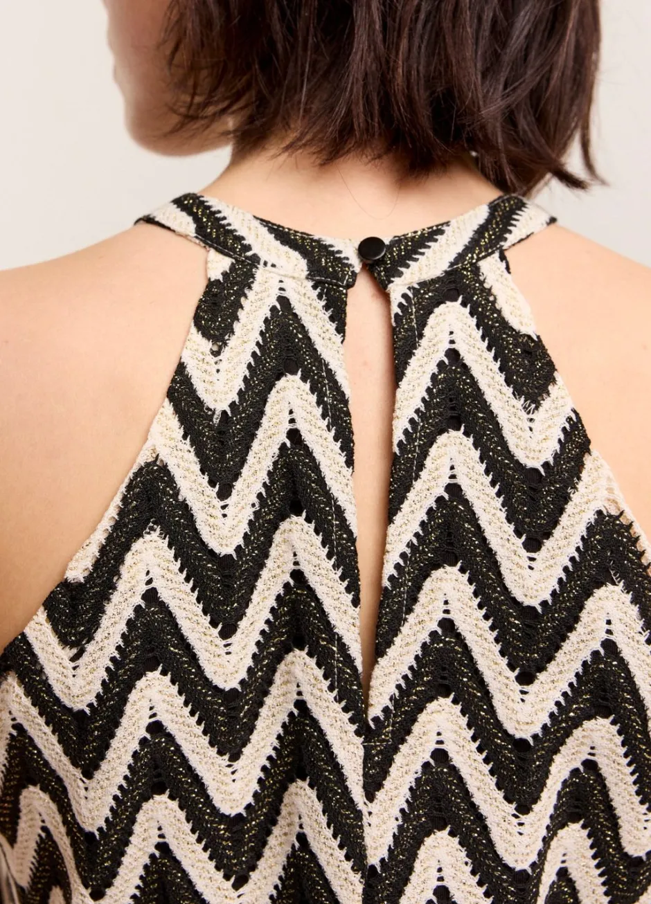 Vrouwen Summum Woman Zigzag Haltertop